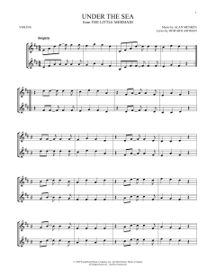 Under The Sea von Alan Menken (Download) 