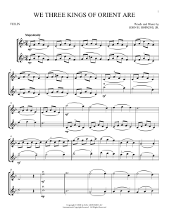 We Three Kings Of Orient Are von Jr. John H. Hopkins (Download) 