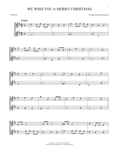 We Wish You A Merry Christmas von Traditional English Folksong (Download) 