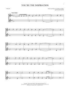 You're The Inspiration von Chicago (Download) 