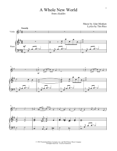 A Whole New World von Tim Rice (Download) 