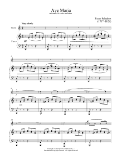 Ave Maria, Op. 52, No. 6 von Franz Schubert (Download) 
