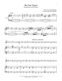Be Our Guest von Alan Menken (Download) 