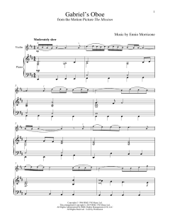 Gabriel's Oboe von Ennio Morricone (Download) 