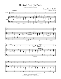 He Shall Feed His Flock von George Frideric Handel (Download) 