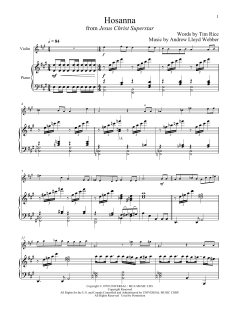 Hosanna von Tim Rice (Download) 