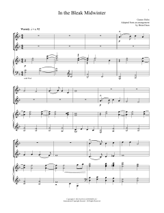 In The Bleak Midwinter von Gustav Holst (Download) 