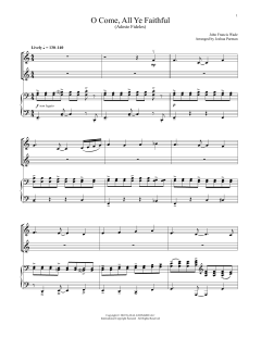 O Come, All Ye Faithful von Frederick Oakeley (Download) 