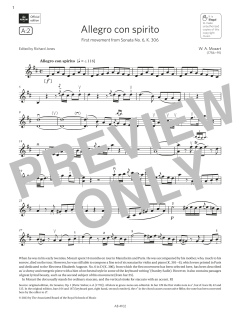 Allegro con spirito von W. A. Mozart (Download) 