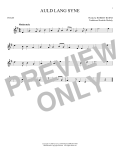 Auld Lang Syne von Robert Burns (Download) 
