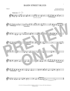 Basin Street Blues von Spencer Williams (Download) 