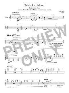 Brick Red Mood von Ellen Reid (Download) 