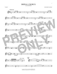 Bridal Chorus von Richard Wagner (Download) 