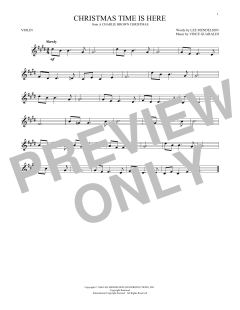Christmas Time Is Here von Lee Mendelson (Download) 