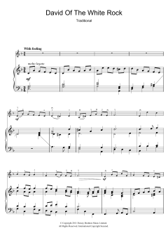 David Of The White Rock von Traditional (Download) 