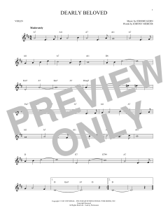 Dearly Beloved von Jerome Kern (Download) 