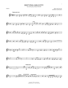 Defying Gravity von Stephen Schwartz (Download) 