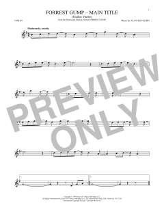 Forrest Gump - Main Title von Alan Silvestri (Download) 