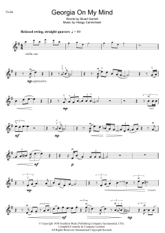 Georgia On My Mind von Ray Charles (Download) 