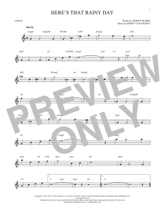 Here's That Rainy Day von Johnny Burke (Download) 