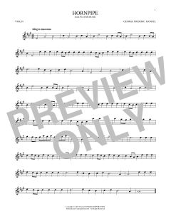 Hornpipe von George Frideric Handel (Download) 