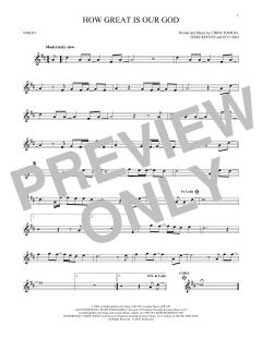 How Great Is Our God von Chris Tomlin (Download) 