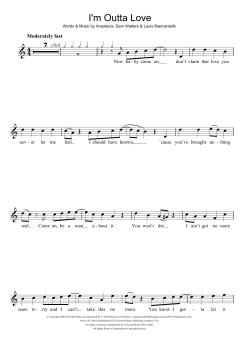 I'm Outta Love von Anastacia (Download) 