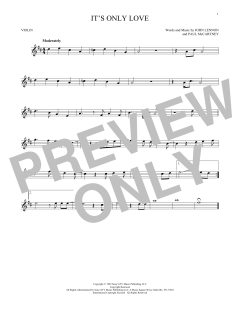 It's Only Love von The Beatles (Download) 