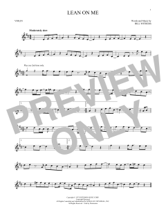 Lean On Me von Bill Withers (Download) 