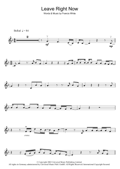 Leave Right Now von Will Young (Download) 