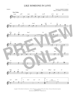 Like Someone In Love von Johnny Burke (Download) 