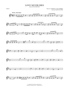 Love Never Dies von Glenn Slater (Download) 
