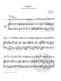 12 Sonaten op. 2 Heft 1 von Antonio Vivaldi 