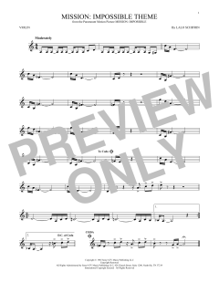 Mission: Impossible Theme von Lalo Schifrin (Download) 