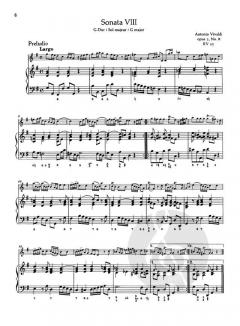 12 Sonaten op. 2 Heft 2 von Antonio Vivaldi 