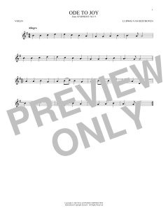 Ode To Joy von Ludwig van Beethoven (Download) 