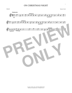 On Christmas Night von Sussex Carol (Download) 
