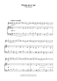 Pieds-En-L'air von Peter Warlock (Download) 