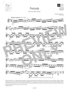 Prelude von Grażyna Bacewicz (Download) 