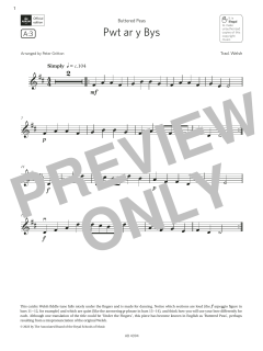 Pwt ar y Bys von Trad. Welsh (Download) 