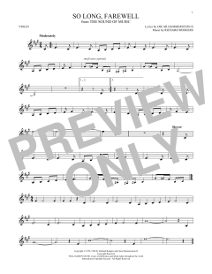 So Long, Farewell von Richard Rodgers (Download) 