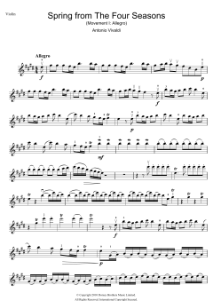 Spring von Antonio Vivaldi (Download) 
