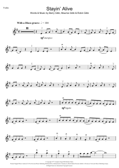 Stayin' Alive von Bee Gees (Download) 