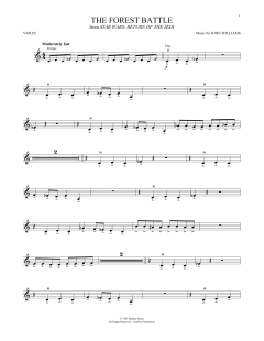 The Forest Battle von John Williams (Download) 