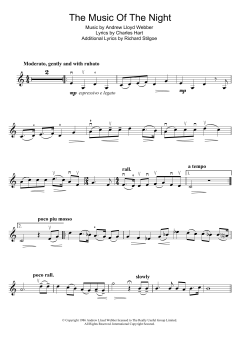 The Music Of The Night von Andrew Lloyd Webber (Download) 