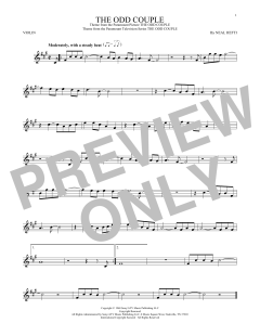 The Odd Couple von Neal Hefti (Download) 