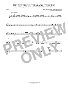 The Wonderful Thing About Tiggers von Robert Bernard Sherman (Download) 