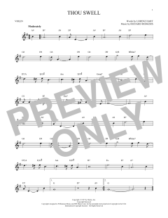 Thou Swell von Richard Rodgers (Download) 