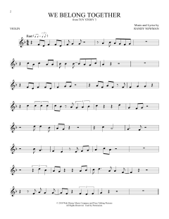 We Belong Together von Randy Newman (Download) 