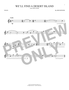 We'll Find A Desert Island von Kris Bowers (Download) 